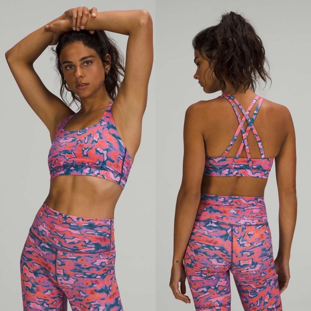 lululemon athletica | Energy Bra *Medium Support, B–D Cup Chroma Clash Multi - Picture 6 of 6